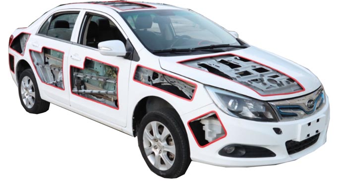 HY-QCX701新能源汽车整车解剖模型