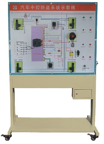 HY-QC612型汽车中控与防盗系统示教板
